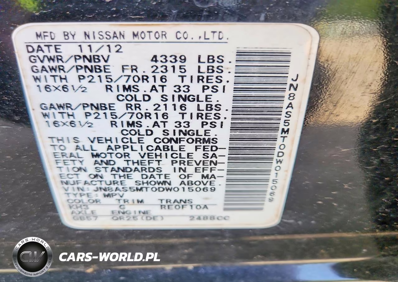 2013 Nissan Rogue S-Sv VIN:JN8AS5MT0DW015069 - 13