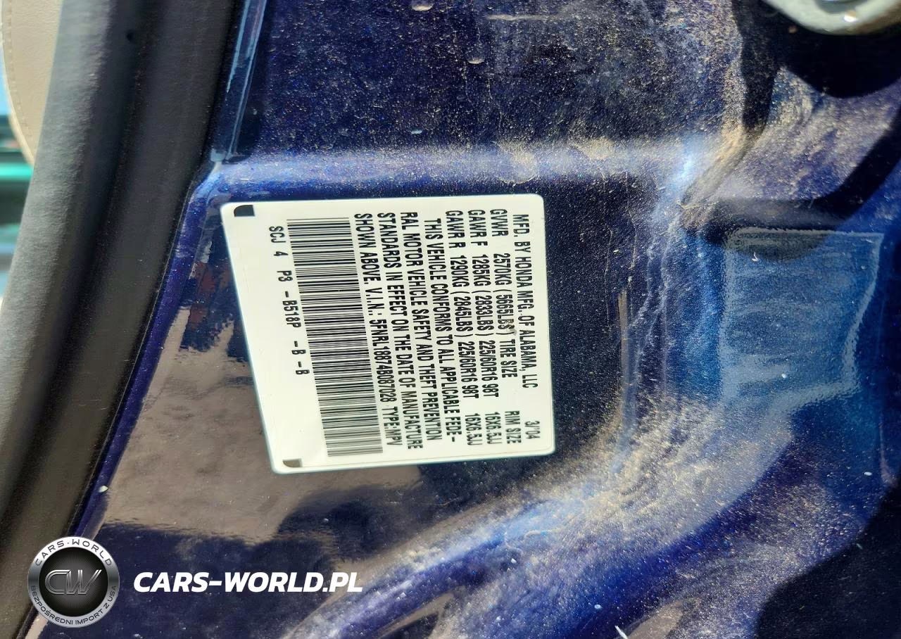 2004 Honda Odyssey Ex VIN:5FNRL18874B087028 - 13