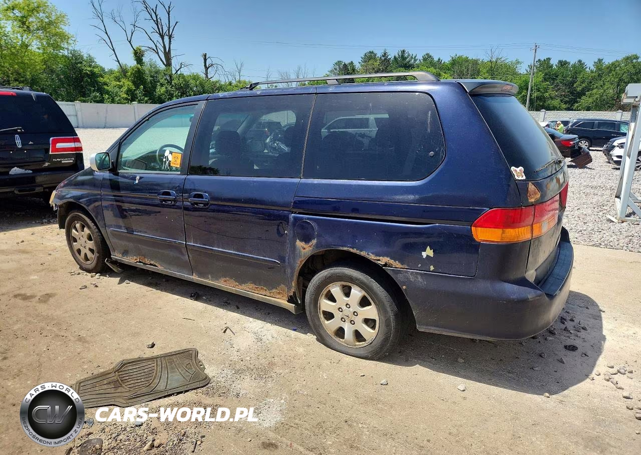 2004 Honda Odyssey Ex VIN:5FNRL18874B087028 - 2