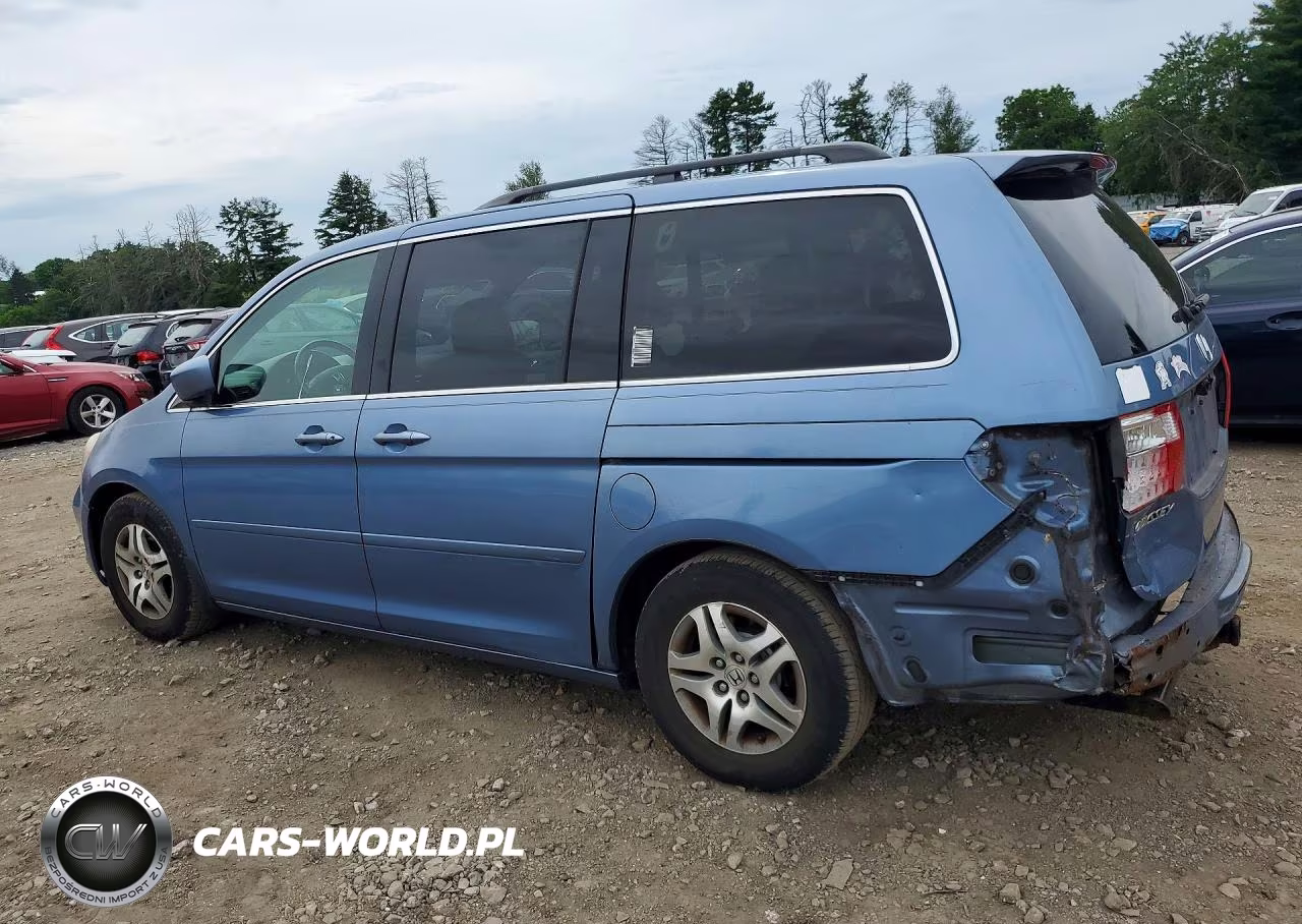 2007 Honda Odyssey Exl VIN:5FNRL38667B017146 - 2
