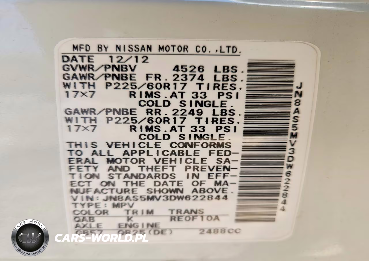 2013 Nissan Rogue S VIN:JN8AS5MV3DW622844 - 12