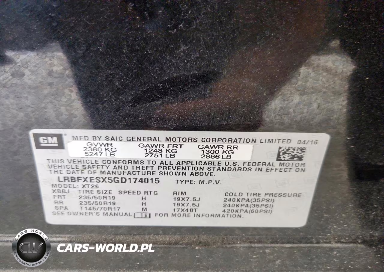 2016 Buick Envision Premium VIN:LRBFXESX5GD174015 - 14