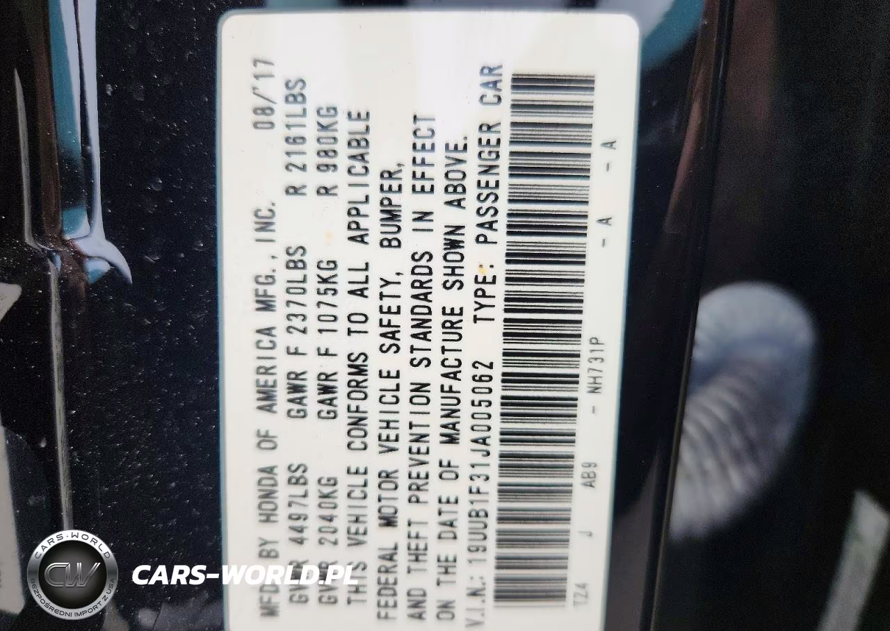2018 Acura Tlx VIN:19UUB1F31JA005062 - 12