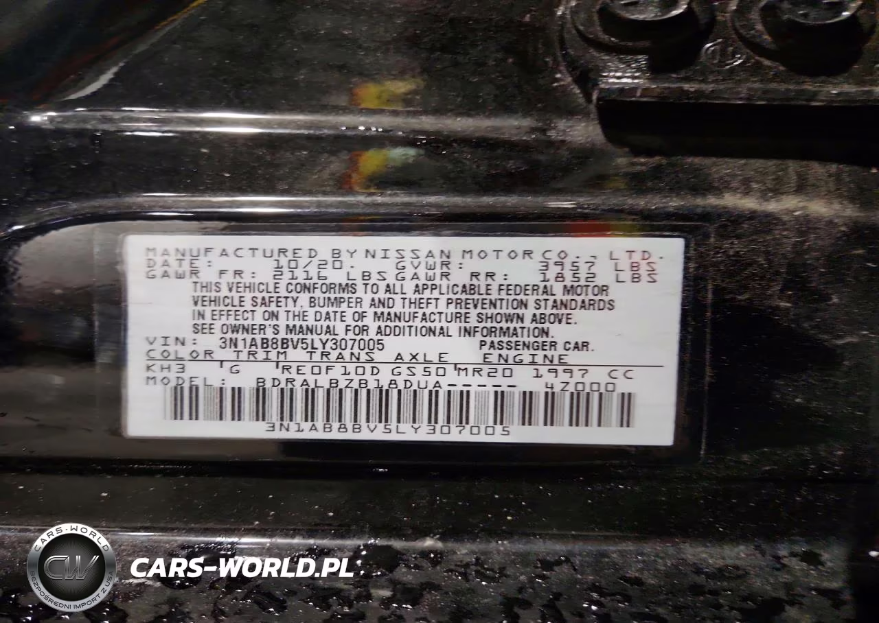 2020 Nissan Sentra S VIN:3N1AB8BV5LY307005 - 13