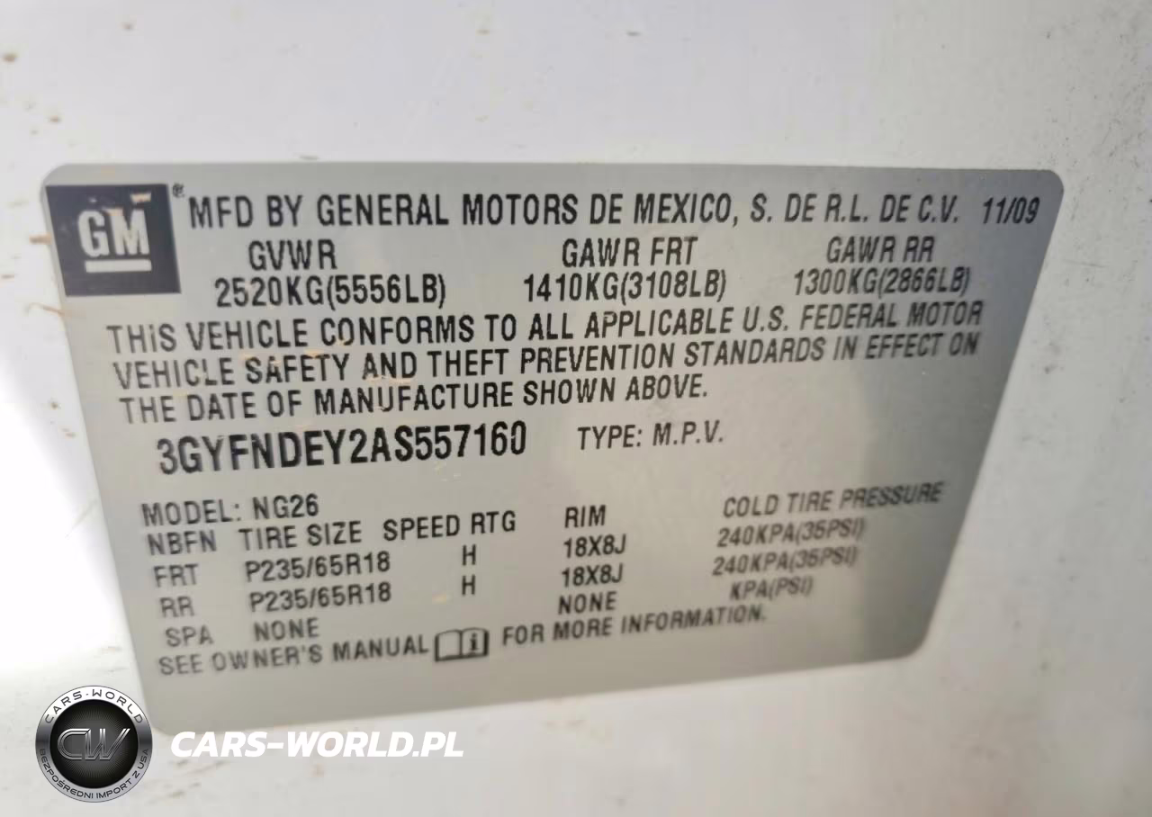 2010 Cadillac Srx Luxury Collection VIN:3GYFNDEY2AS557160 - 13