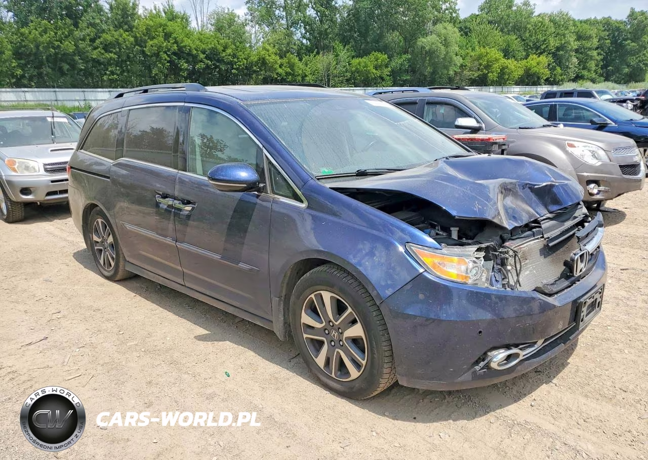 2014 Honda Odyssey Touring VIN:5FNRL5H96EB080055 - 4