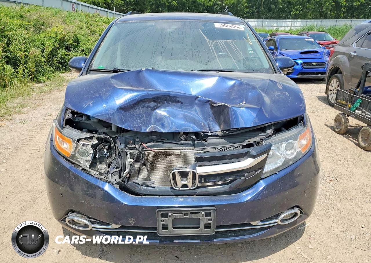 2014 Honda Odyssey Touring VIN:5FNRL5H96EB080055 - 5