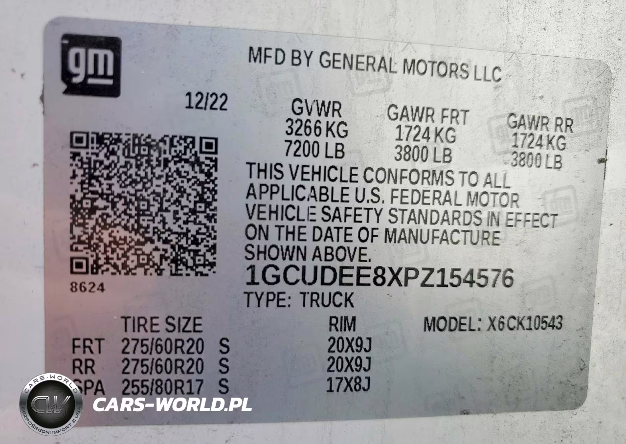 2023 Chevrolet Silverado K1500 Rst VIN:1GCUDEE8XPZ154576 - 12