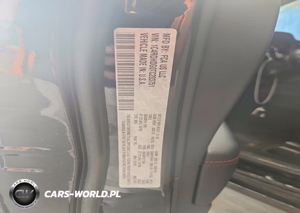 2026 Dodge Durango Gt VIN:1C4RDHDG0TC203751 - 13
