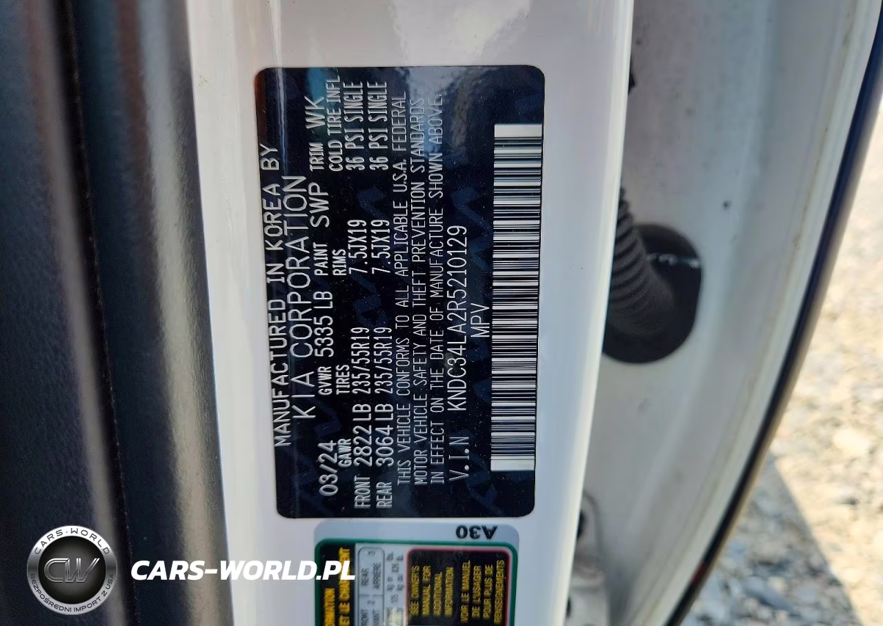 2024 Kia Ev6 Wind VIN:KNDC34LA2R5210129 - 12