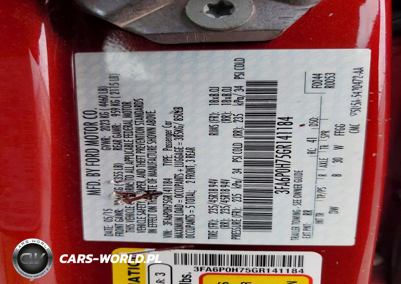 2016 Ford Fusion Se VIN:3FA6P0H75GR141184 - 12