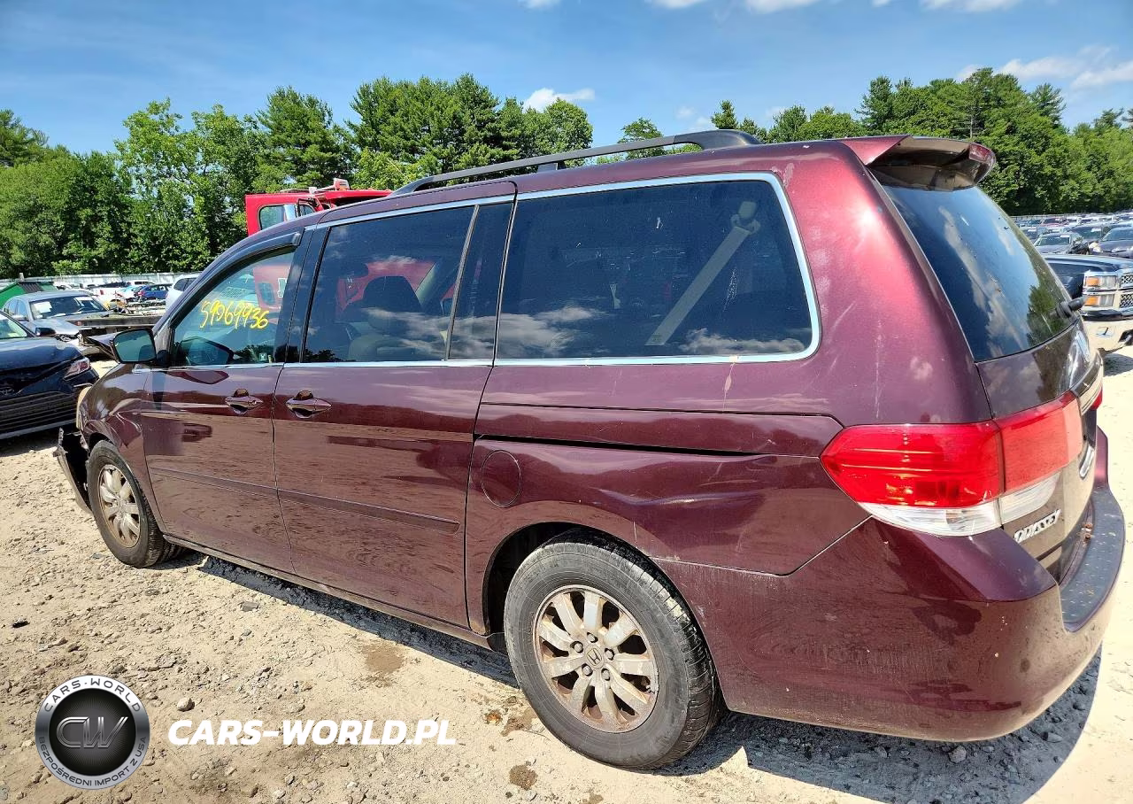 2008 Honda Odyssey Exl VIN:5FNRL38768B100957 - 2