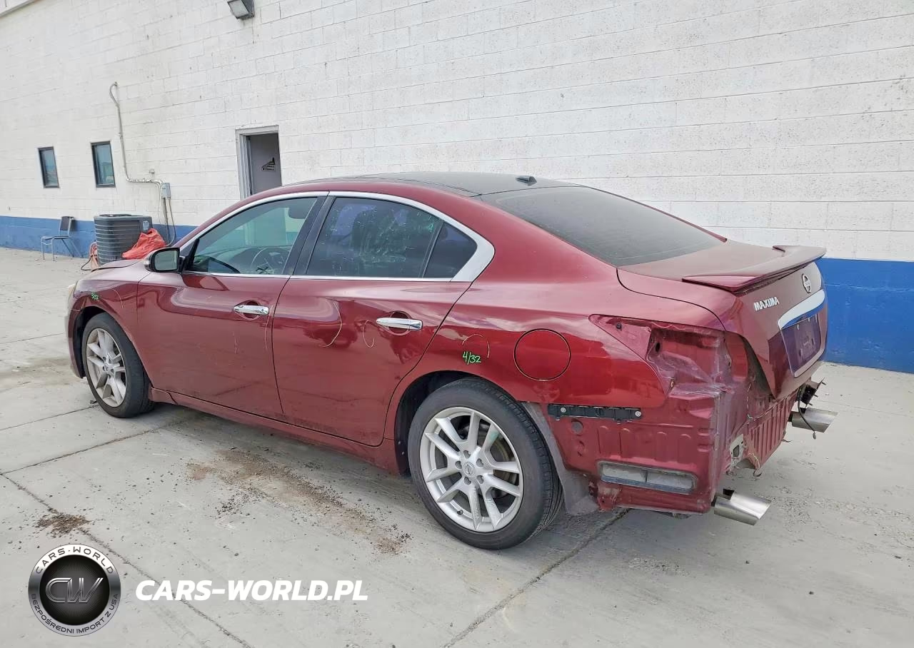 2010 Nissan Maxima 3.5 S VIN:1N4AA5AP2AC835503 - 2