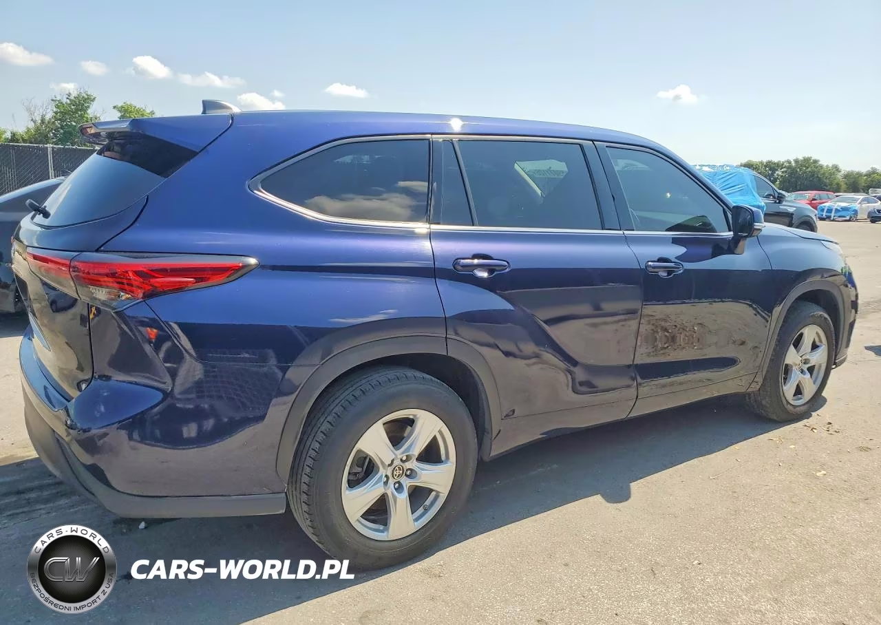 2022 Toyota Highlander L VIN:5TDCZRAH7NS546164 - 3