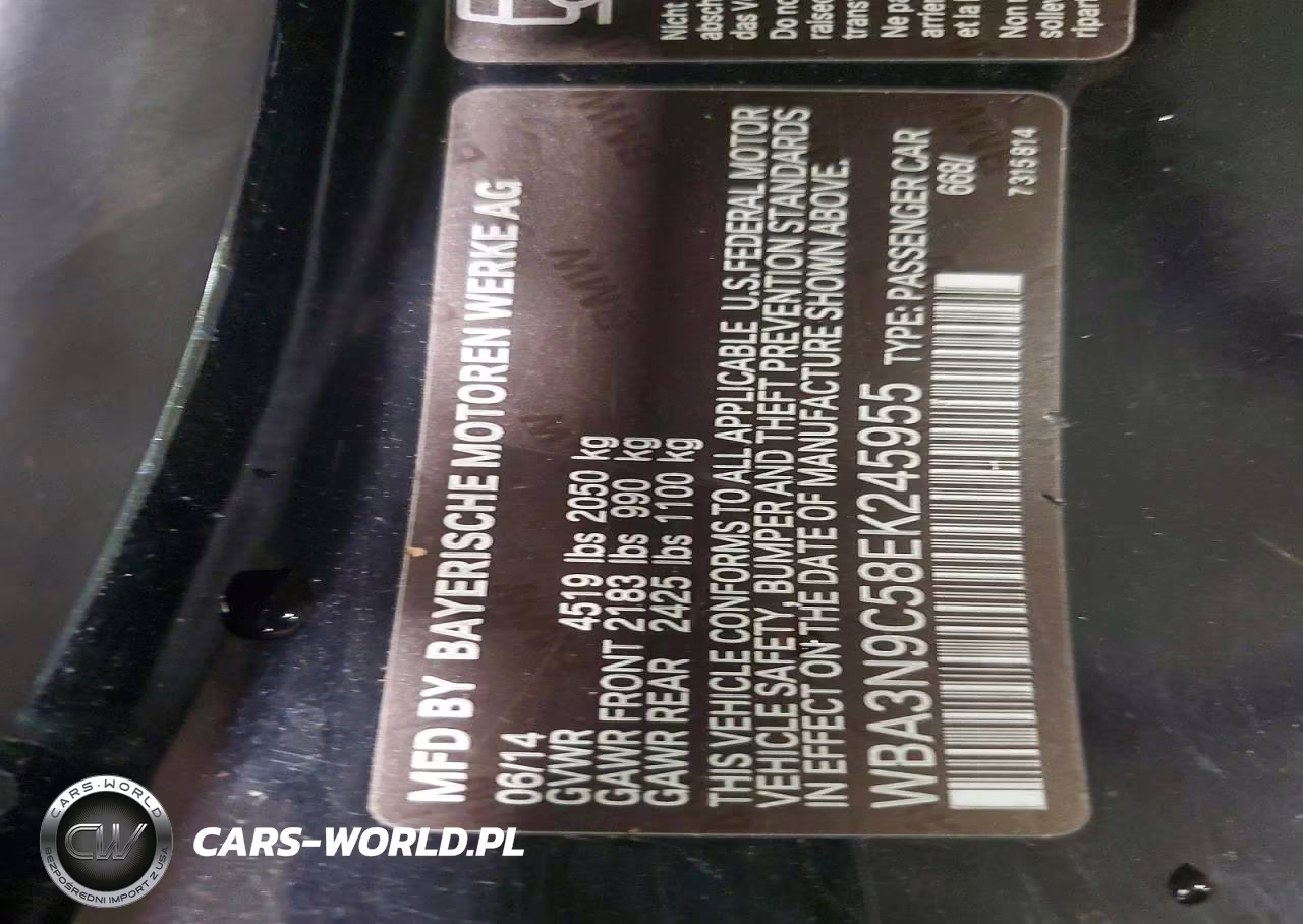 2014 BMW 428 Xi VIN:WBA3N9C58EK245955 - 12