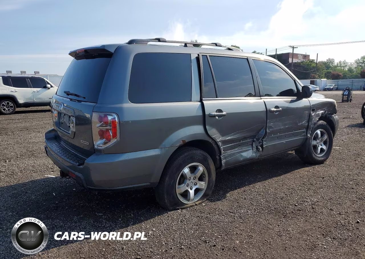 2008 Honda Pilot Exl VIN:5FNYF18588B016452 - 3