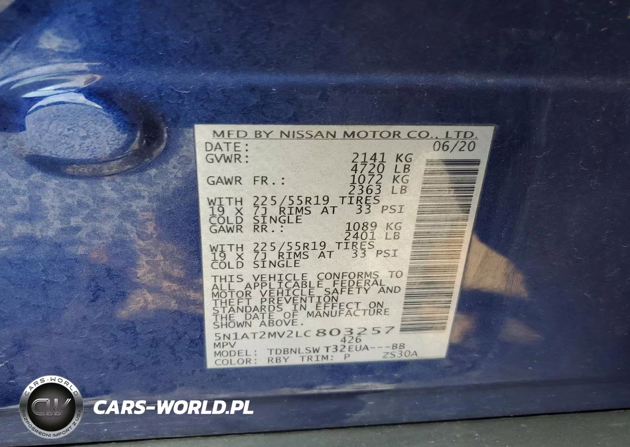 2020 Nissan Rogue Sl VIN:5N1AT2MV2LC803257 - 13