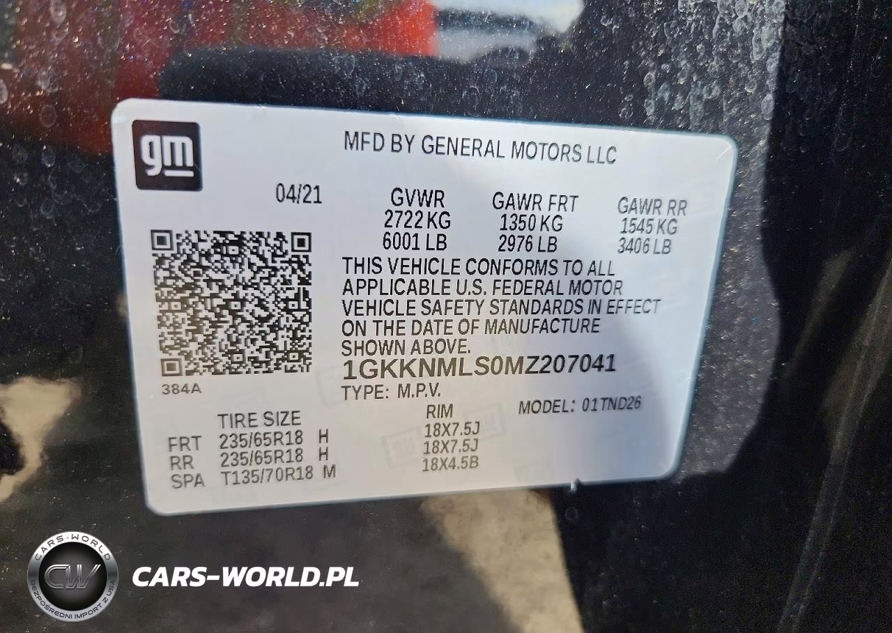 2021 GMC Acadia Slt VIN:1GKKNMLS0MZ207041 - 13