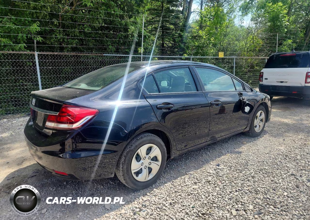 2013 Honda Civic Lx VIN:19XFB2F59DE222097 - 3