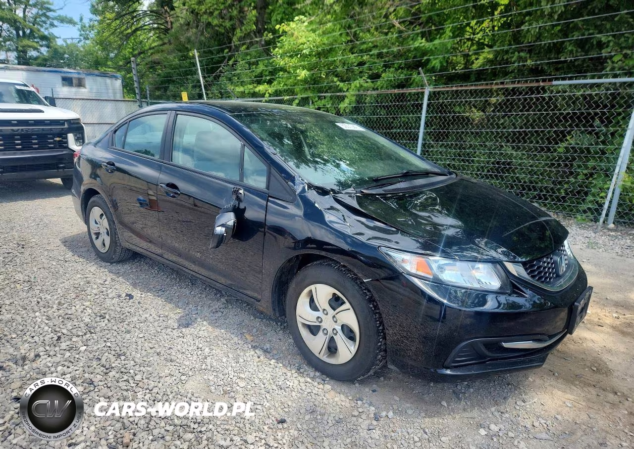 2013 Honda Civic Lx VIN:19XFB2F59DE222097 - 4