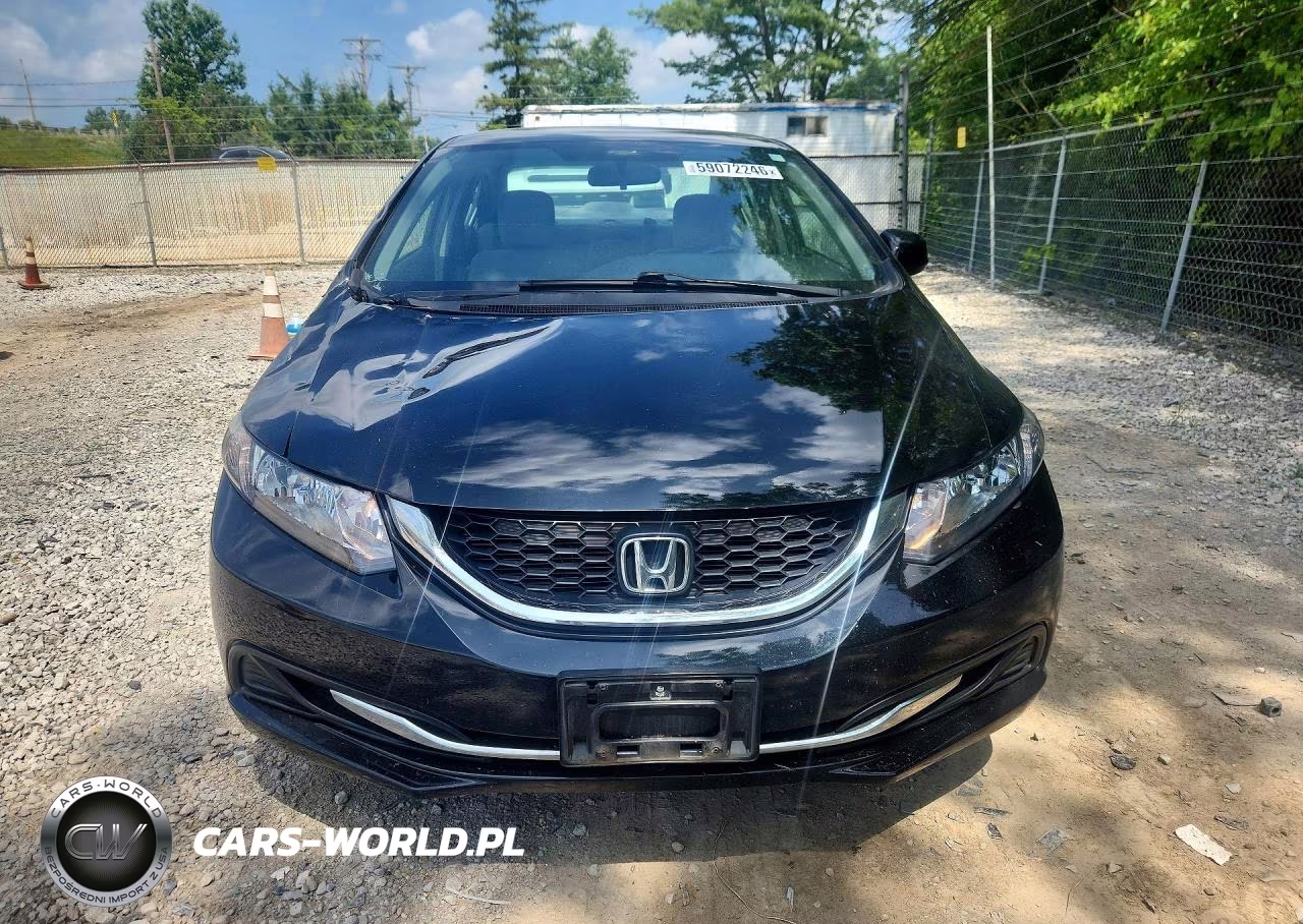 2013 Honda Civic Lx VIN:19XFB2F59DE222097 - 5
