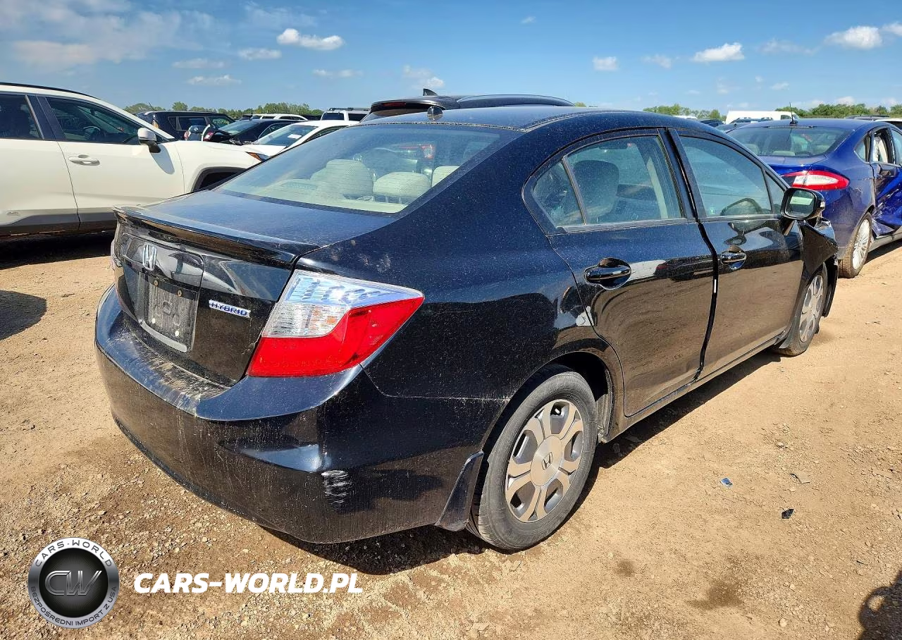 2012 Honda Civic Hybrid VIN:JHMFB4F26CS009071 - 3