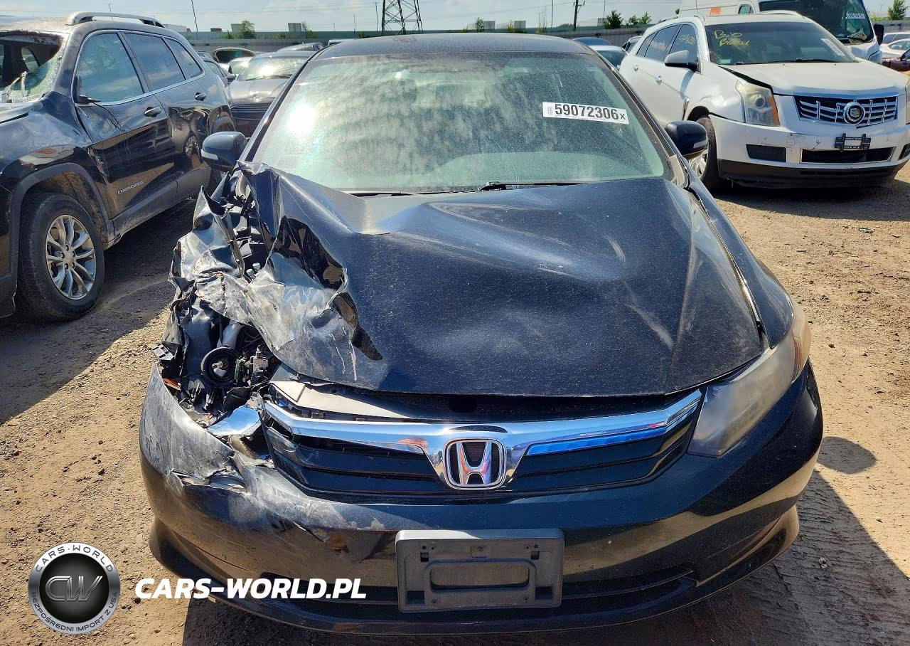 2012 Honda Civic Hybrid VIN:JHMFB4F26CS009071 - 5