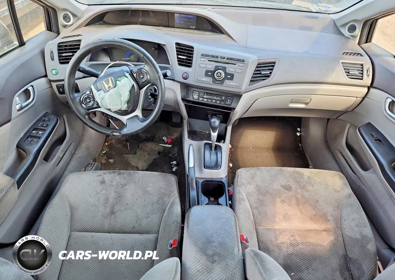 2012 Honda Civic Hybrid VIN:JHMFB4F26CS009071 - 8
