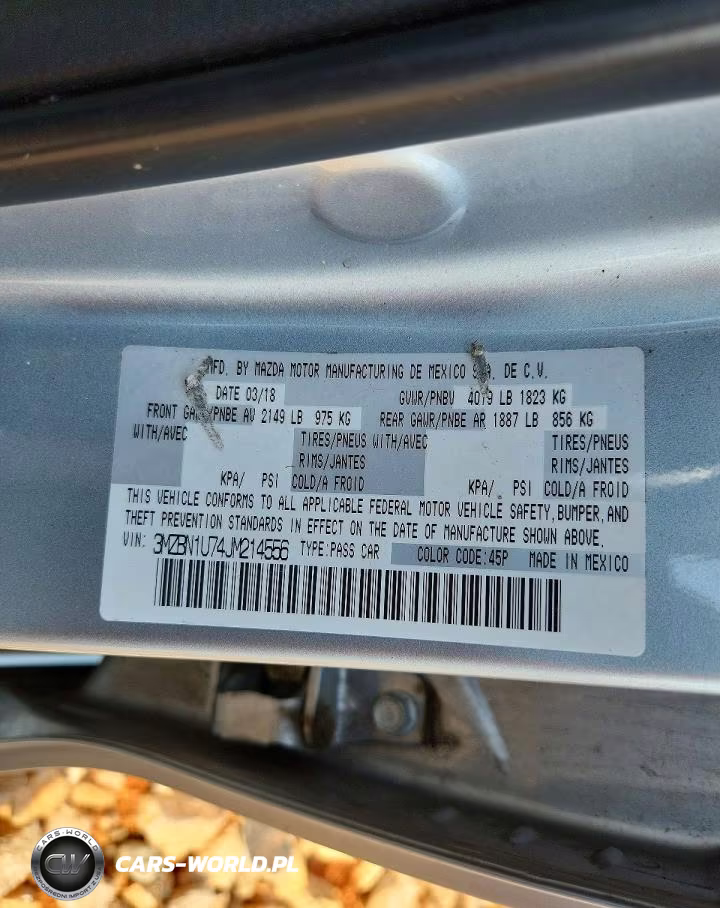 2018 Mazda 3 Sport VIN:3MZBN1U74JM214556 - 13