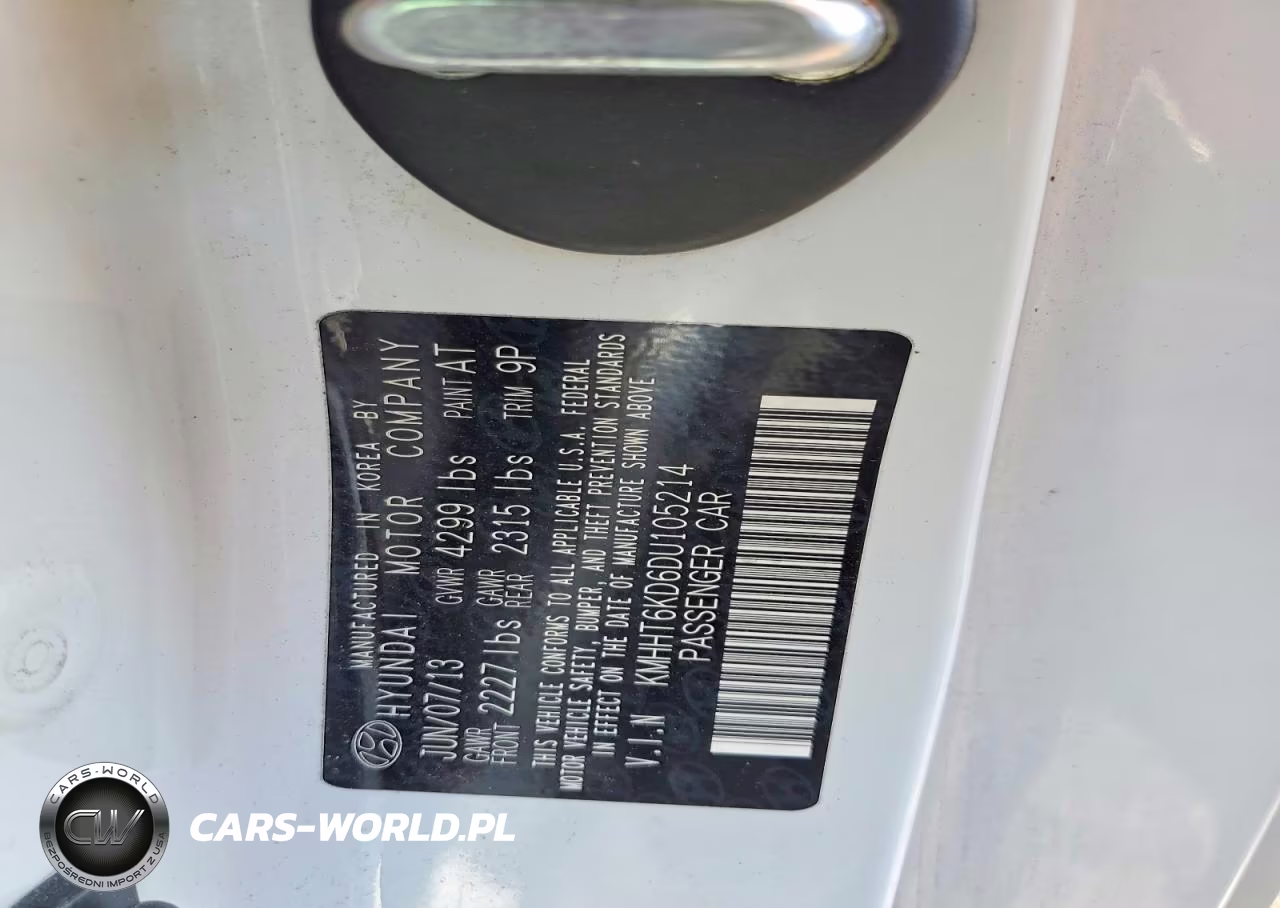 2013 Hyundai Genesis Coupe 2.0T VIN:KMHHT6KD6DU105214 - 12
