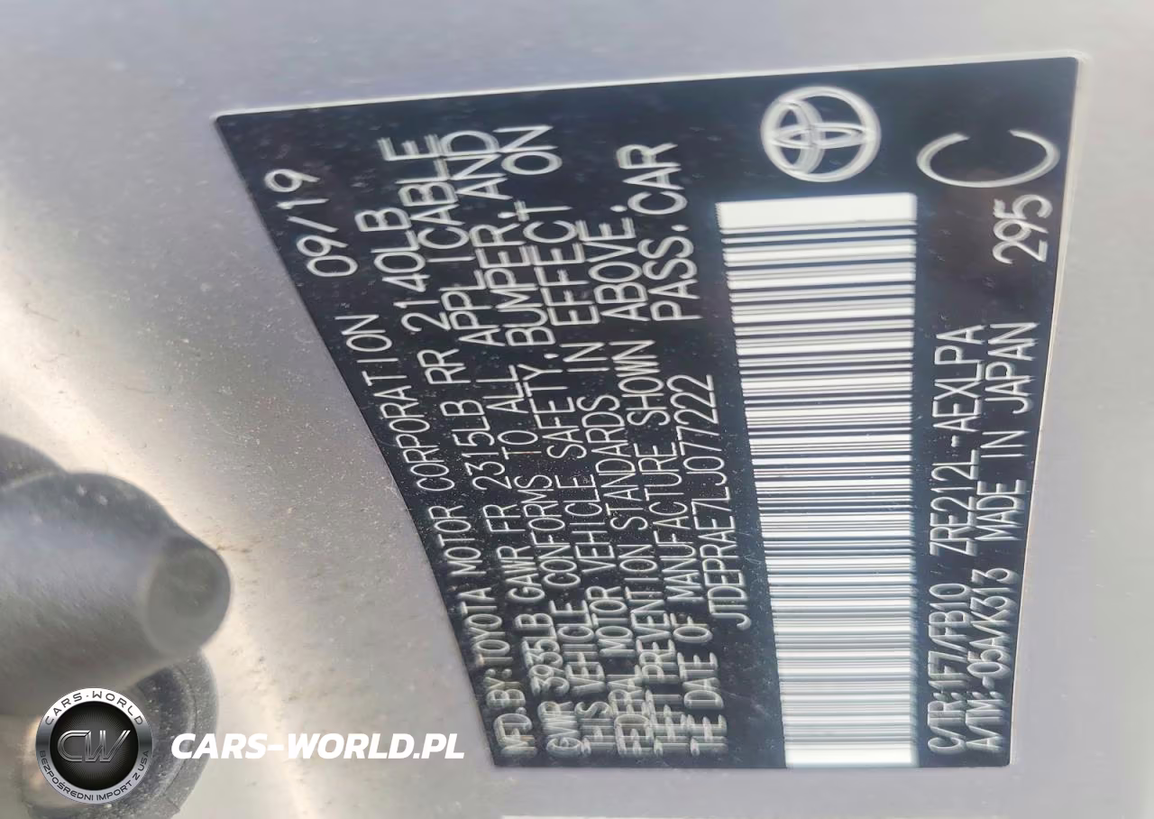 2020 Toyota Corolla Le VIN:JTDEPRAE7LJ077222 - 12