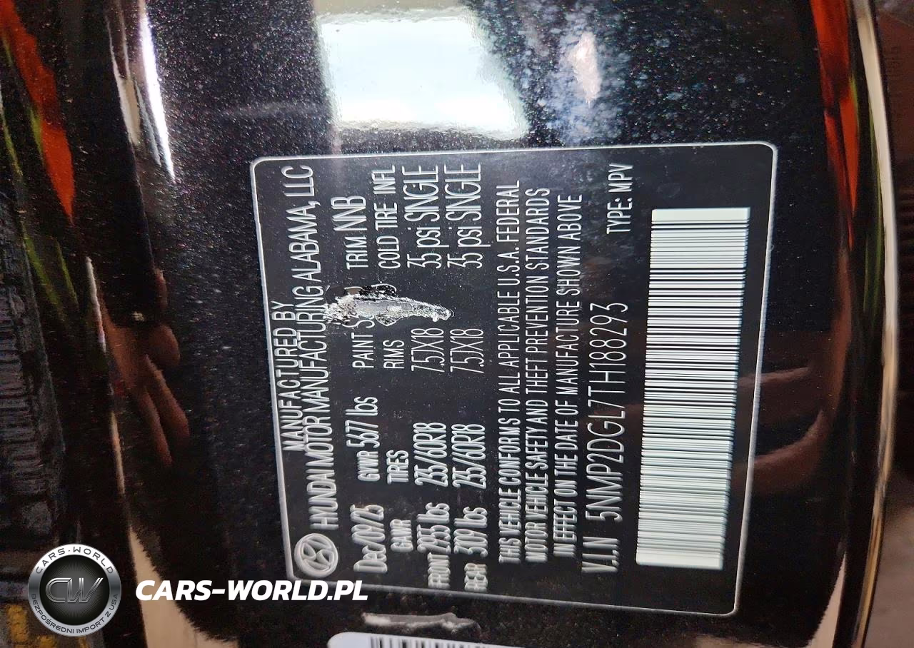 2026 Hyundai Santa Fe Sel VIN:5NMP2DGL7TH188293 - 14