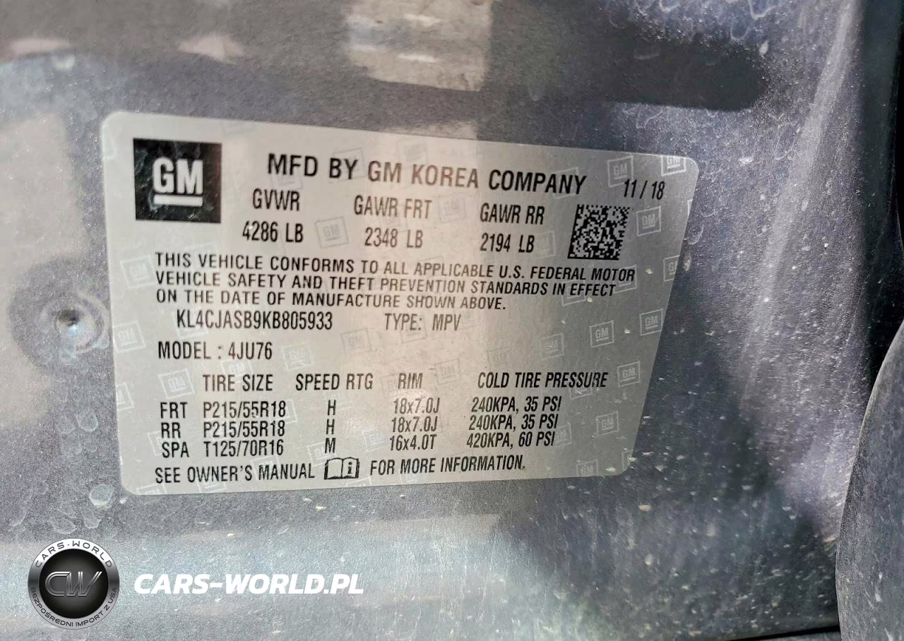 2019 Buick Encore Preferred VIN:KL4CJASB9KB805933 - 14