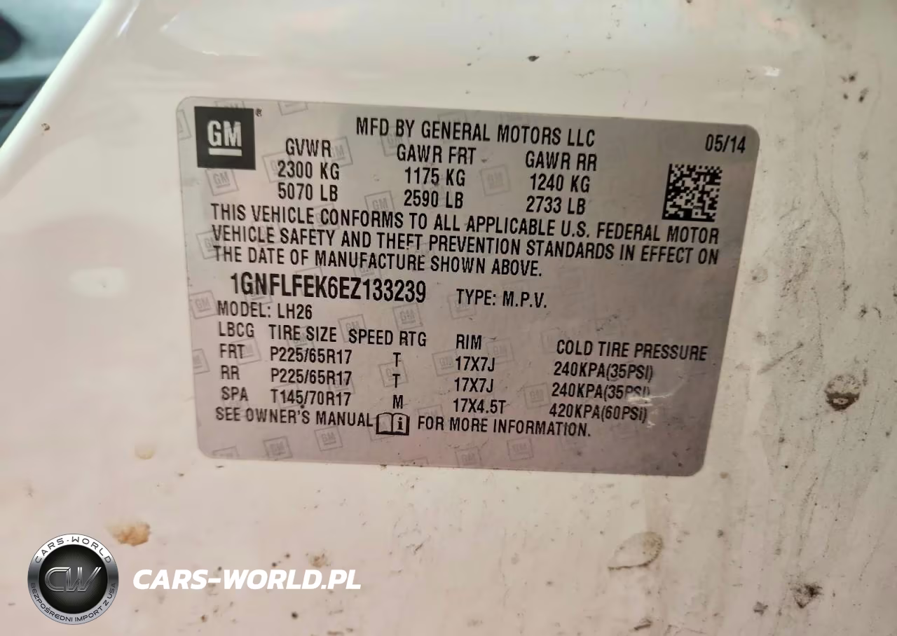2014 Chevrolet Equinox Lt VIN:1GNFLFEK6EZ133239 - 13