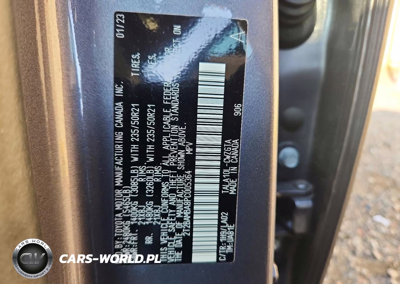 2023 Lexus Rx 350 Luxury VIN:2T2BAMBA8PC005364 - 14