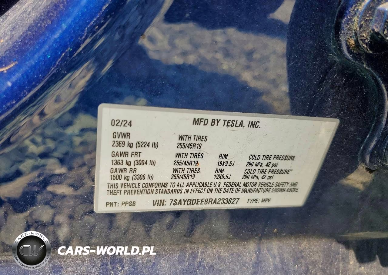 2024 Tesla Model Y VIN:7SAYGDEE8RA233827 - 13