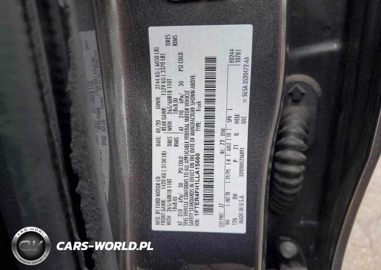 2020 Ford Ranger Xl VIN:1FTER4FH1LLA15660 - 12