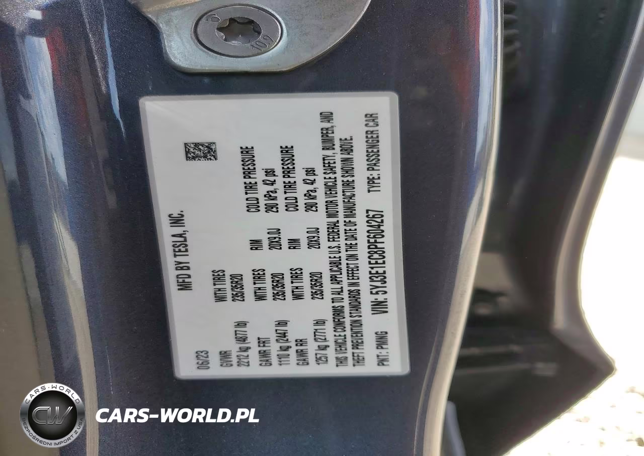 2023 Tesla Model 3 VIN:5YJ3E1EC8PF604267 - 12