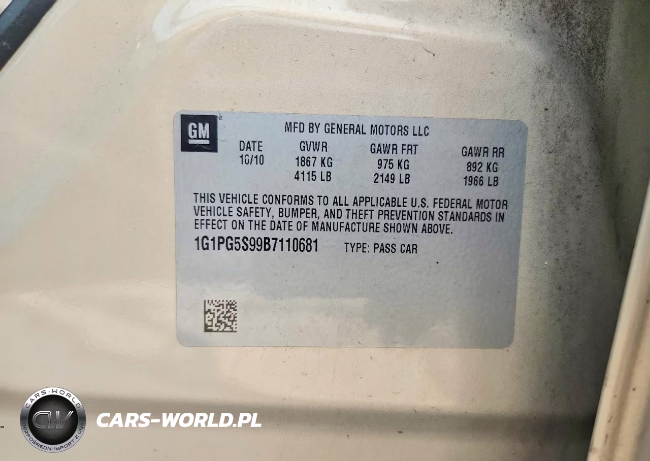 2011 Chevrolet Cruze Lt VIN:1G1PG5S99B7110681 - 13