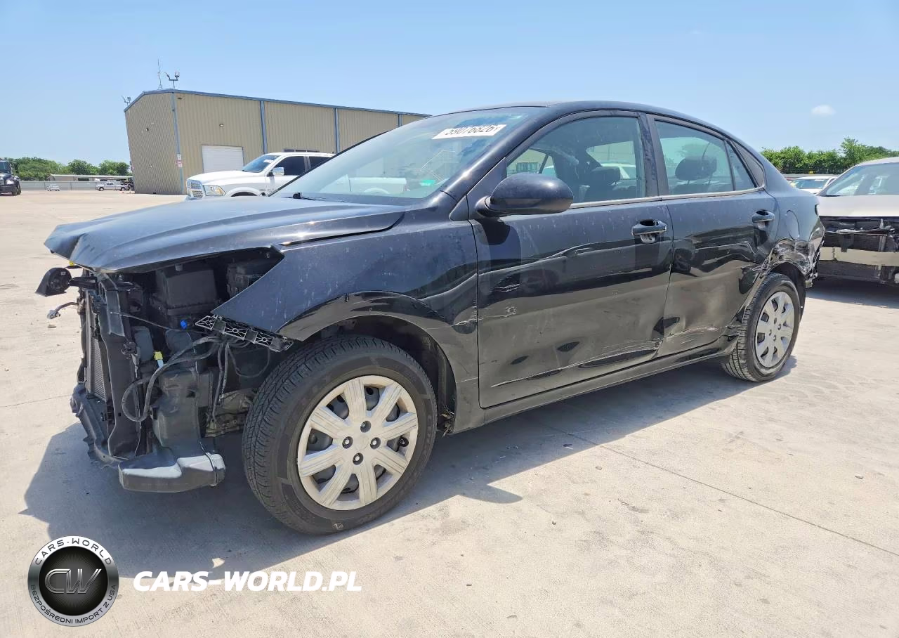 2022 Kia Rio S VIN:3KPA24AD5NE431908 - 1