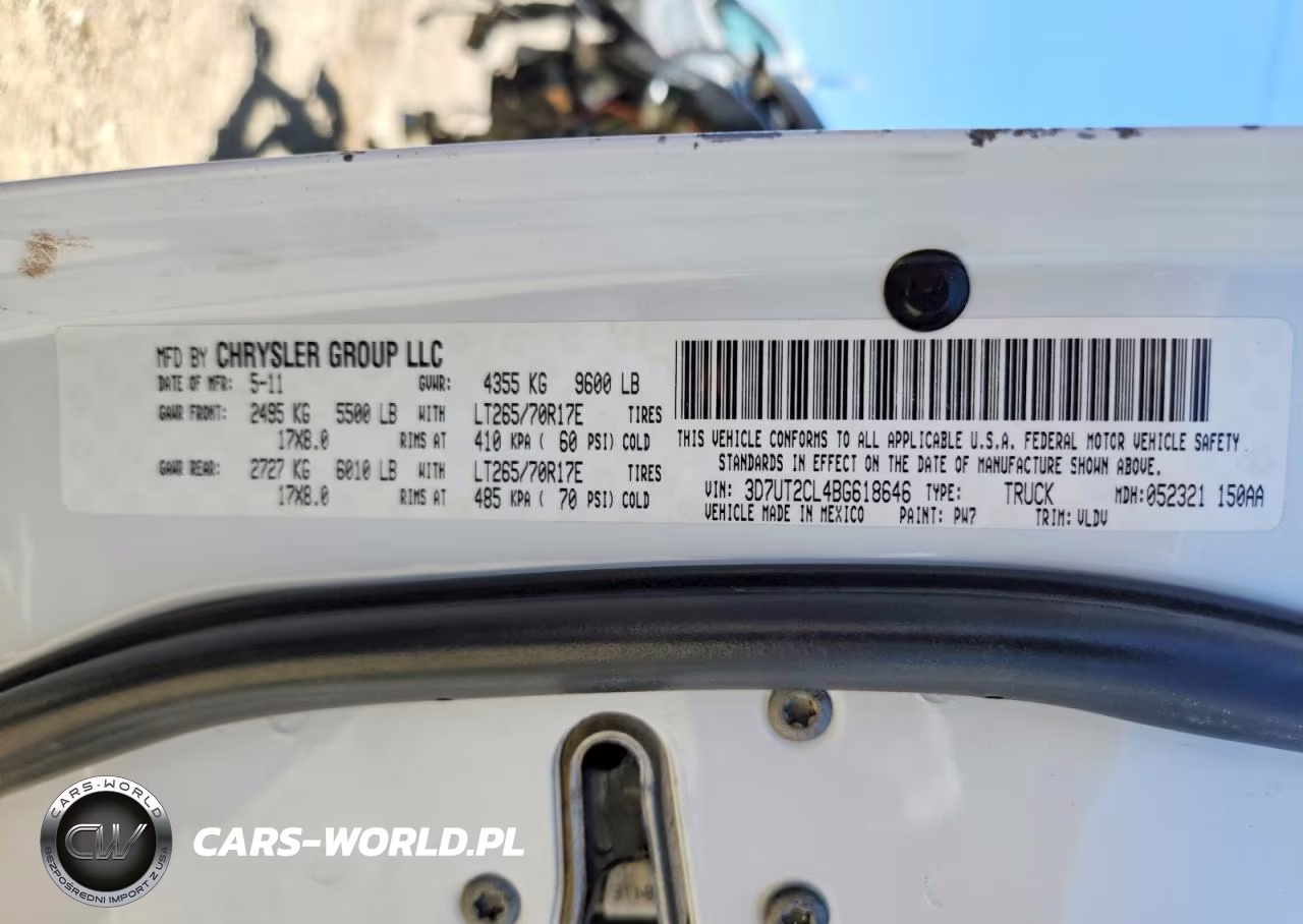 2011 Dodge Ram 2500 VIN:3D7UT2CL4BG618646 - 13