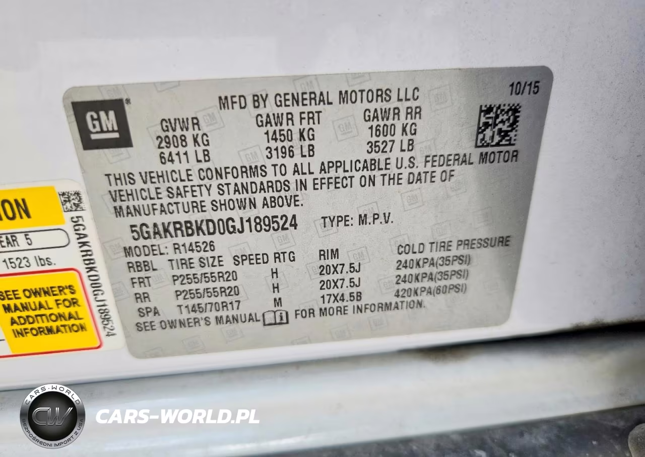 2016 Buick Enclave VIN:5GAKRBKD0GJ189524 - 14
