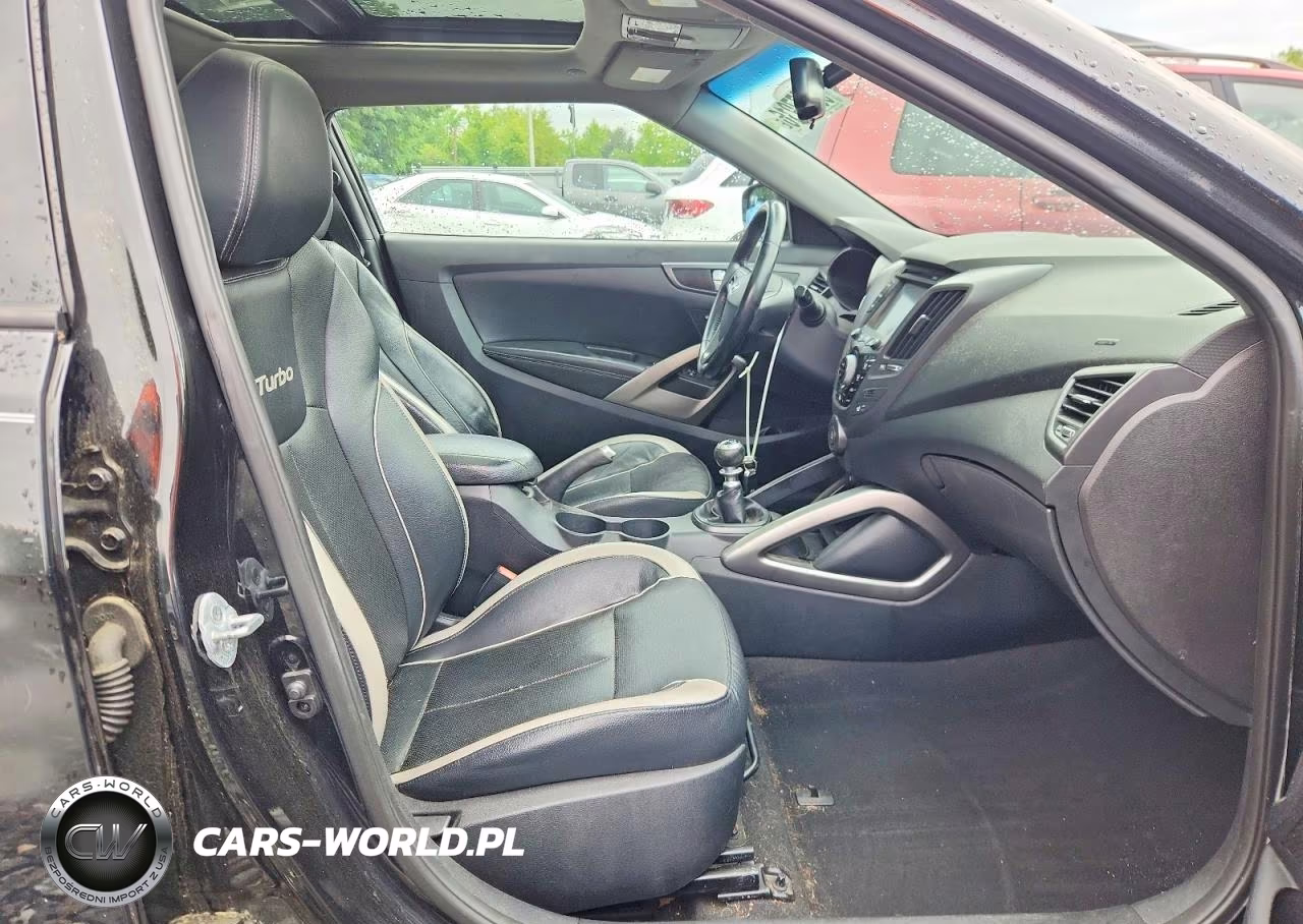 2014 Hyundai Veloster Turbo VIN:KMHTC6AE1EU192123 - 10