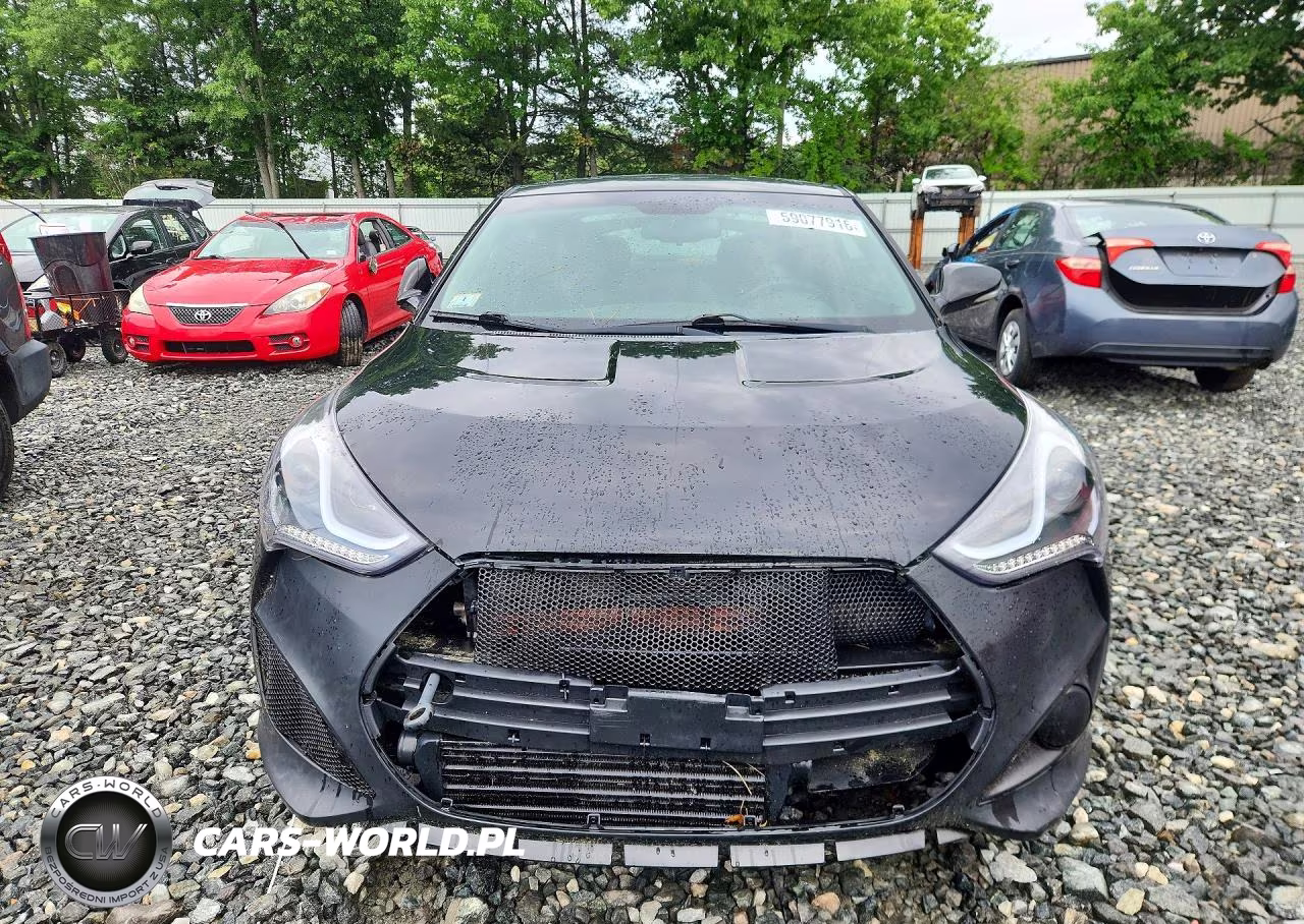 2014 Hyundai Veloster Turbo VIN:KMHTC6AE1EU192123 - 5