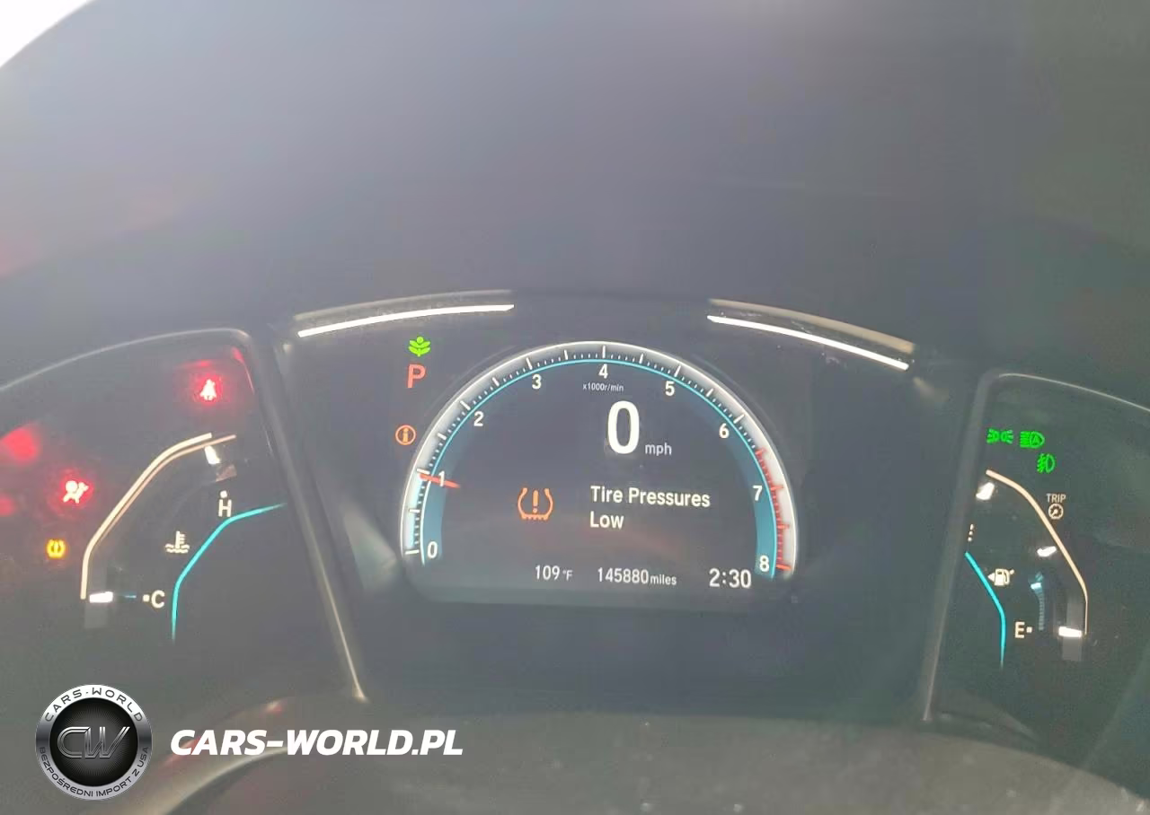 2019 Honda Civic Ex VIN:19XFC1F33KE213284 - 9