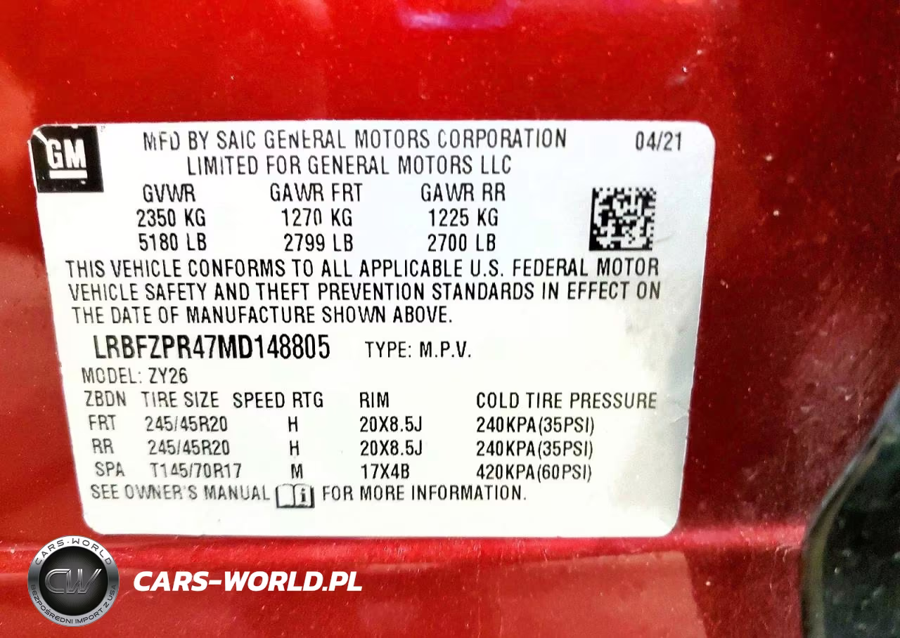 2021 Buick Envision Essence VIN:LRBFZPR47MD148805 - 13