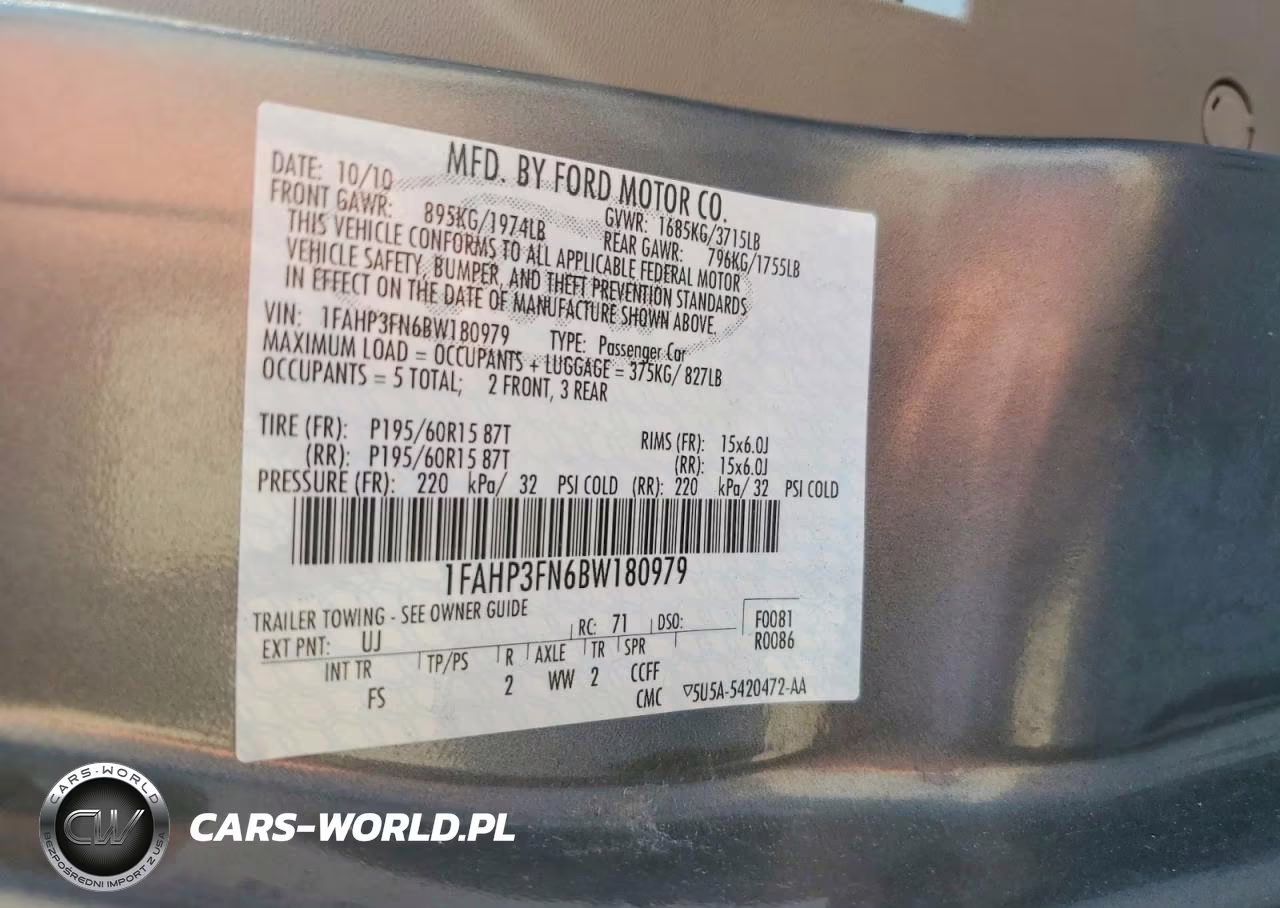2011 Ford Focus Se VIN:1FAHP3FN6BW180979 - 13