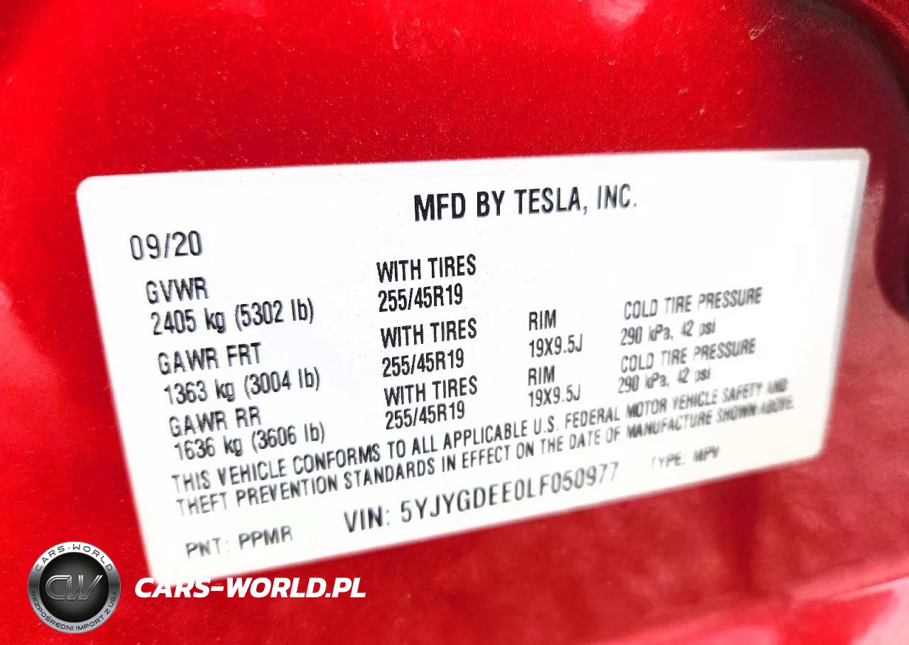 2020 Tesla Model Y VIN:5YJYGDEE0LF050977 - 12