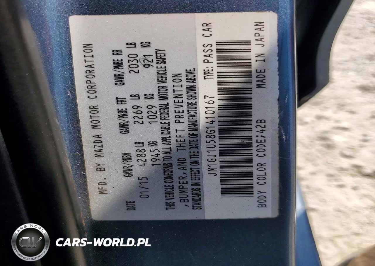 2016 Mazda 6 Sport VIN:JM1GJ1U58G1410167 - 12
