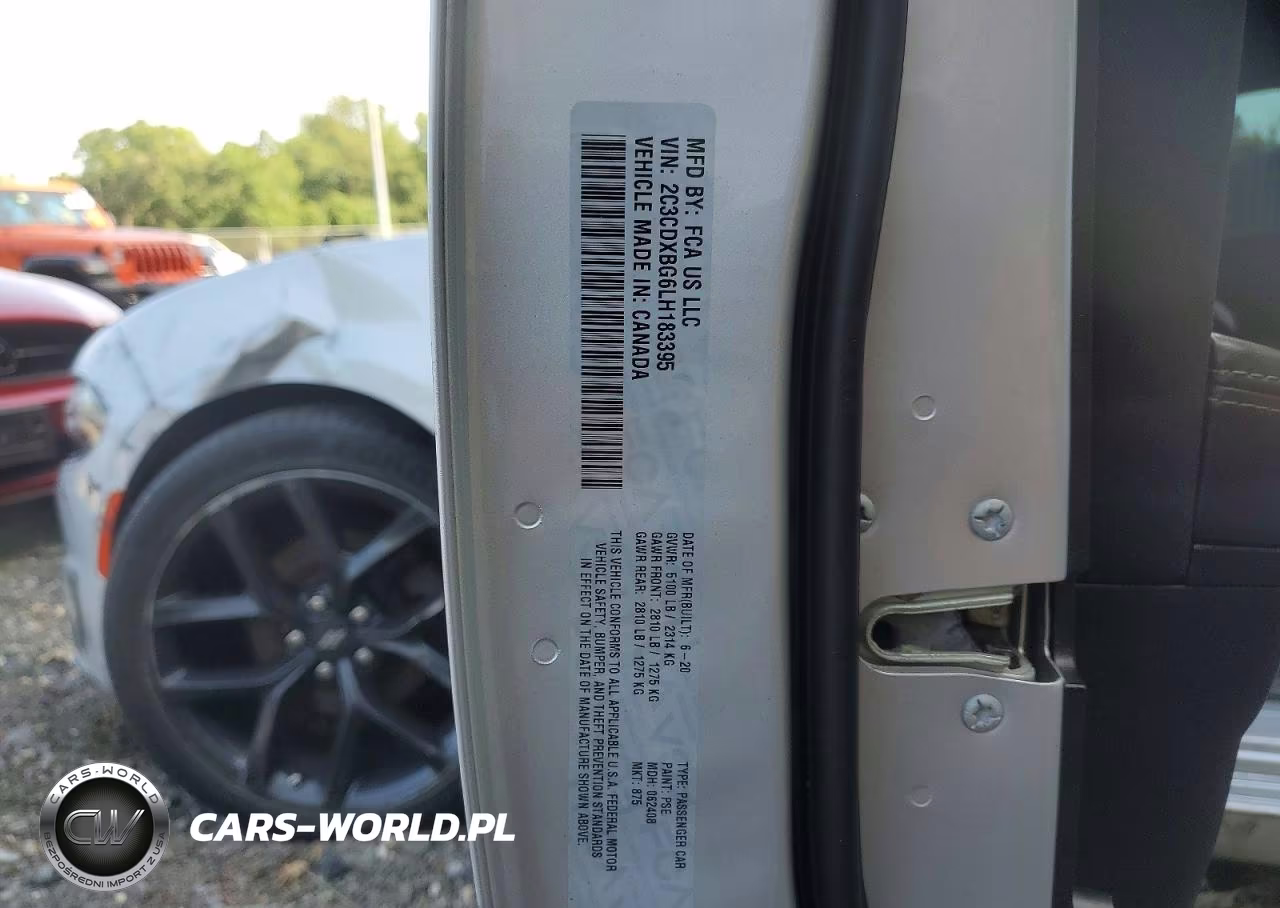 2020 Dodge Charger Sxt VIN:2C3CDXBG6LH183395 - 12